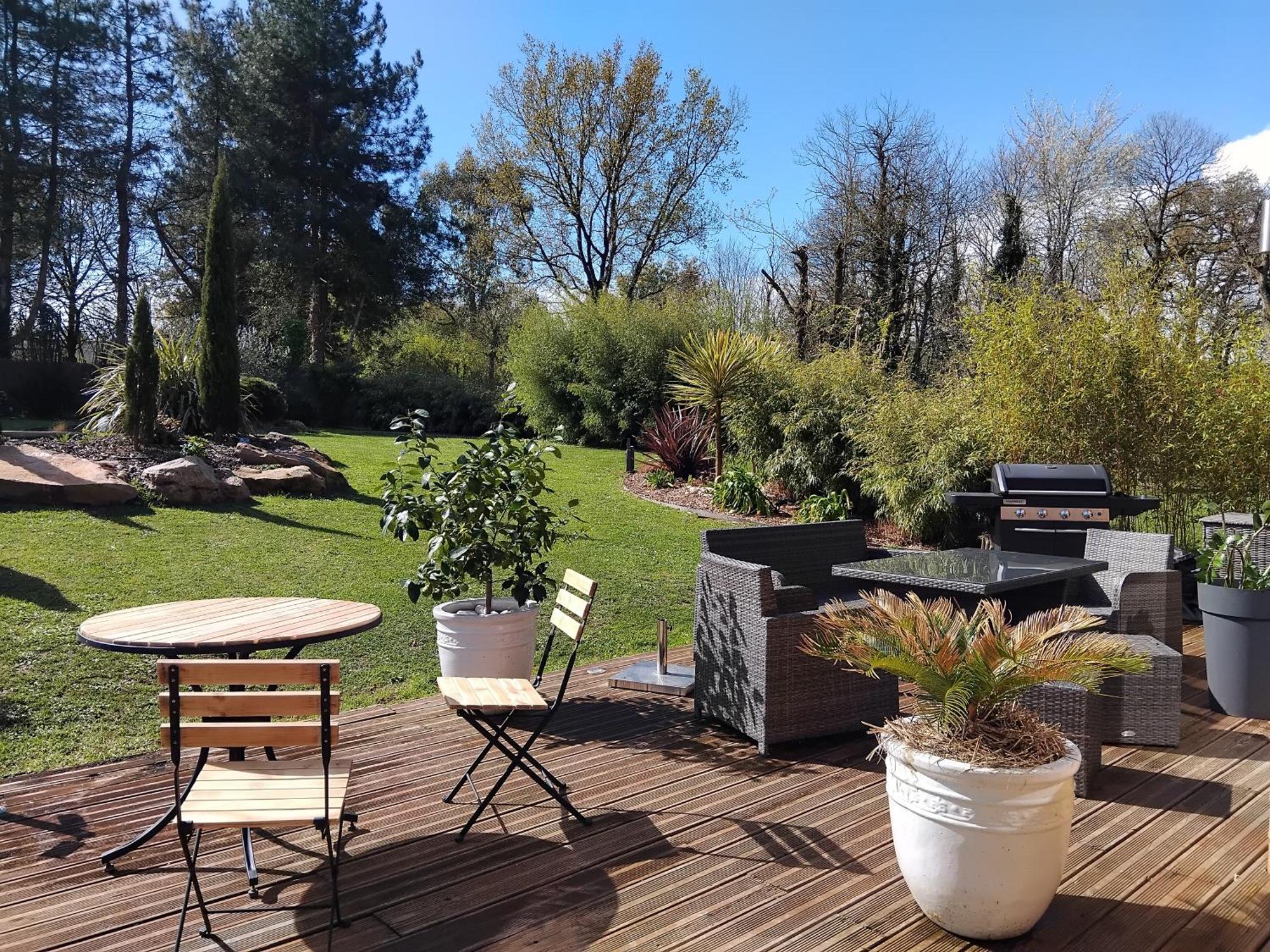 Chambre Dans Un Ecrin De Verdure Bed & Breakfast Angrie Bagian luar foto